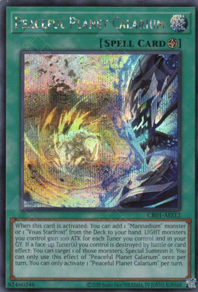 CR01-AES12 Peaceful Planet Calarium (SER)
