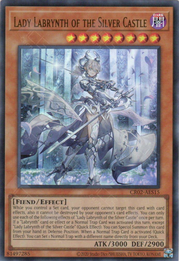 CR02-AES15 Lady Labrynth of the Silver Castle (UR)