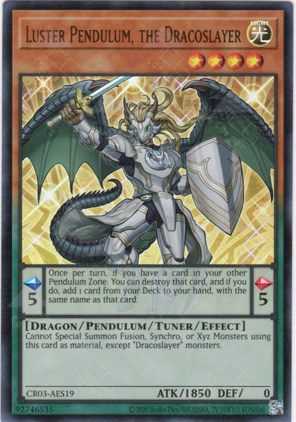 CR03-AES19 Luster Pendulum, the Dracoslayer (UR)