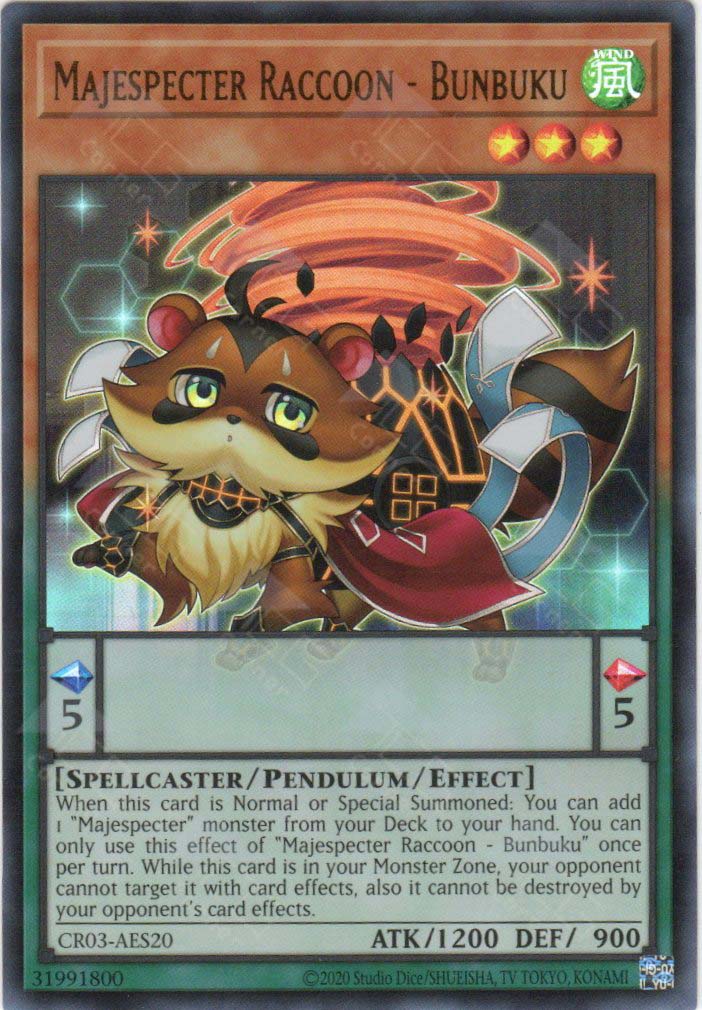 CR03-AES20 Majespecter Raccoon - Bunbuku (UR)