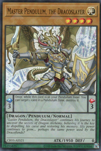 CR03-AES21 Master Pendulum, the Dracoslayer (UR) (Copy)