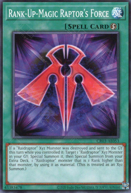 CR03-AE053 Rank-Up-Magic Raptor's Force (N)