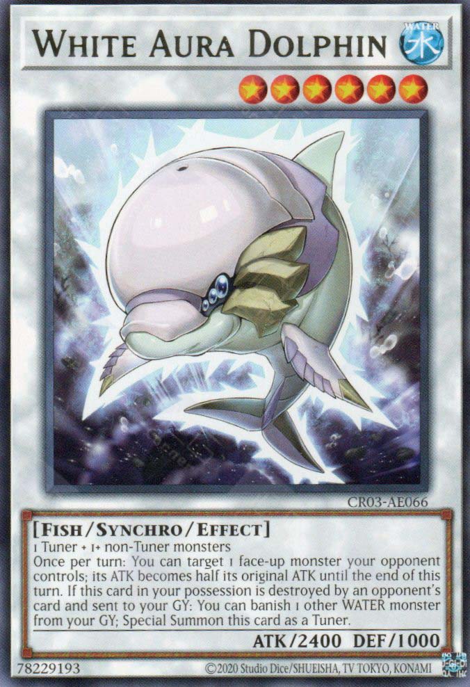 CR03-AE066 White Aura Dolphin (R)