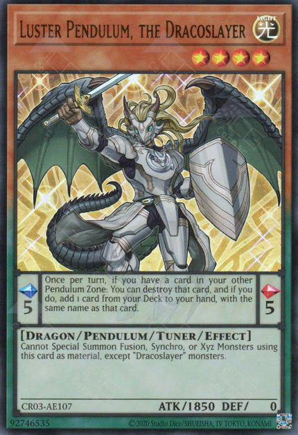 CR03-AE107 Luster Pendulum, the Dracoslayer (UR)