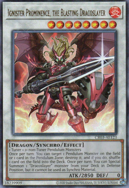 CR03-AE123 Ignister Prominence, the Blasting Dracoslayer (UL)