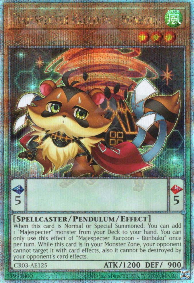 CR03-AE125 Majespecter Raccoon - Bunbuku (QCSR)