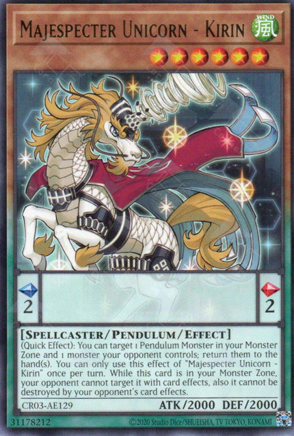 CR03-AE129 Majespecter Unicorn - Kirin (R)