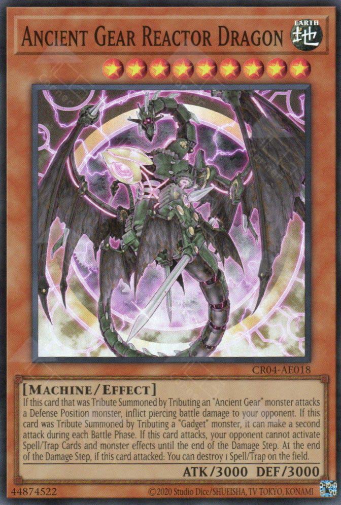 CR04-AE018 Ancient Gear Reactor Dragon (SR)