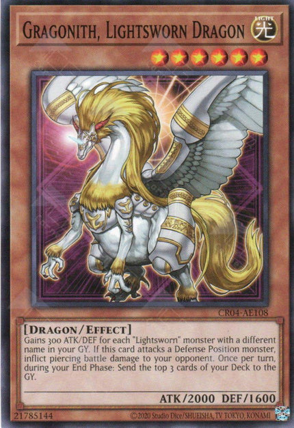 CR04-AE108 Gragonith, Lightsworn Dragon (N)