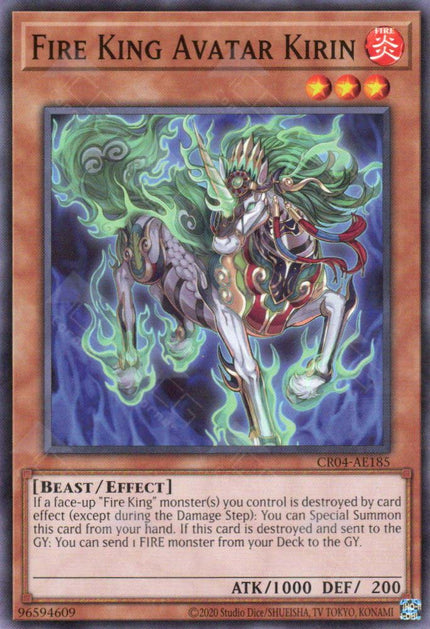 CR04-AE185 Fire King Avatar Kirin (N)