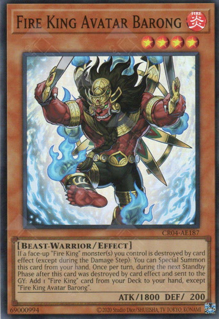 CR04-AE187 Fire King Avatar Barong (SR)
