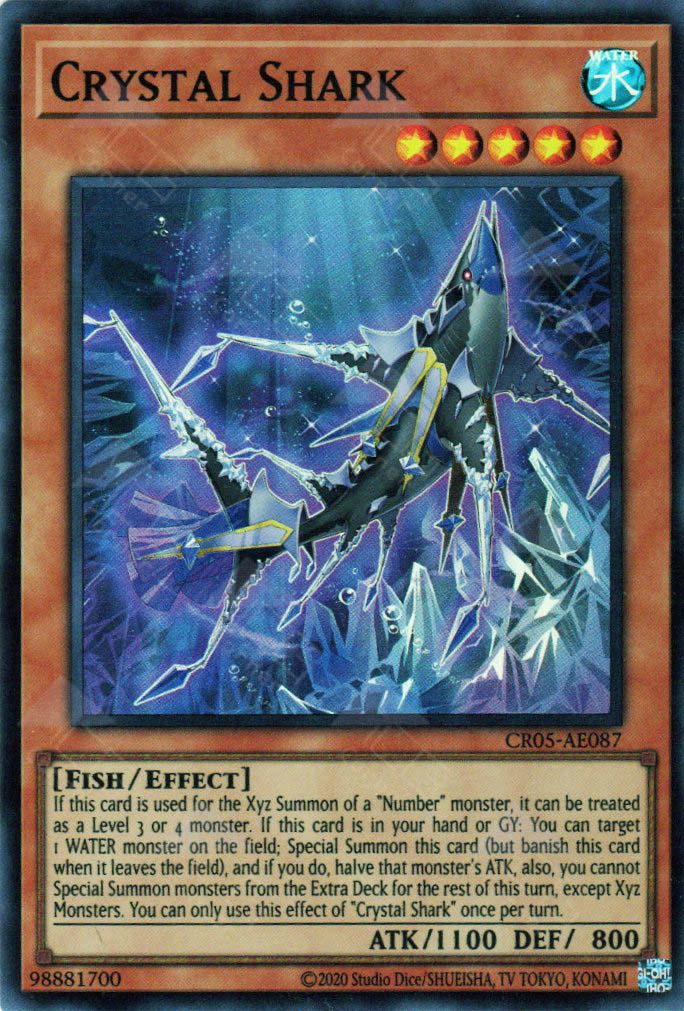 CR05-AE087 Crystal Shark (SR) – TCG Corner