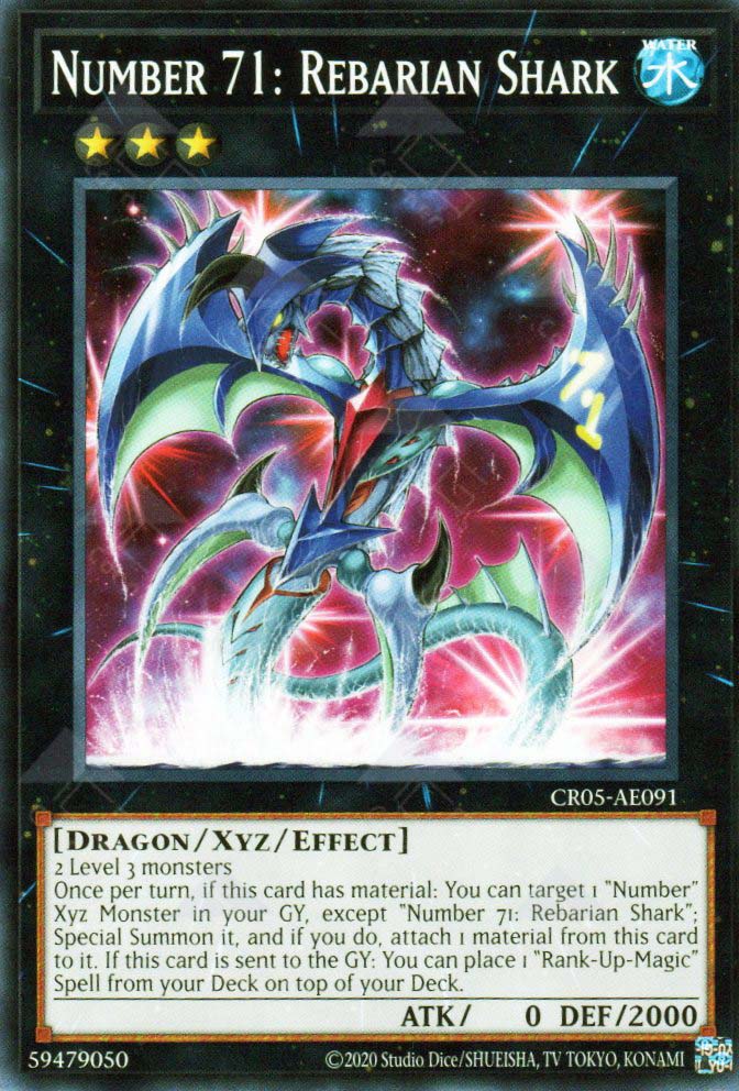 CR05-AE091 Number 71: Rebarian Shark (N) – TCG Corner