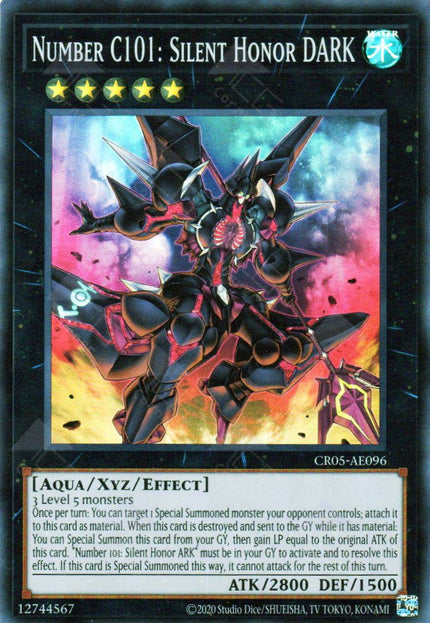 CR05-AE096 Number C101: Silent Honor DARK (SR)