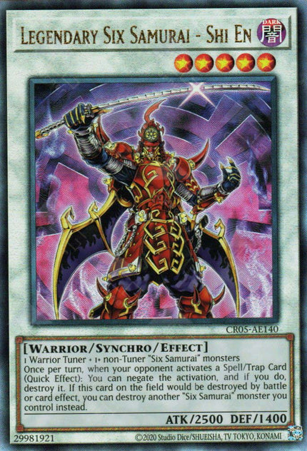 CR05-AE140 Legendary Six Samurai - Shi En (UL)