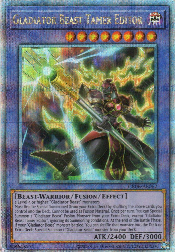 CR06-AE062 Gladiator Beast Tamer Editor (QCSR)