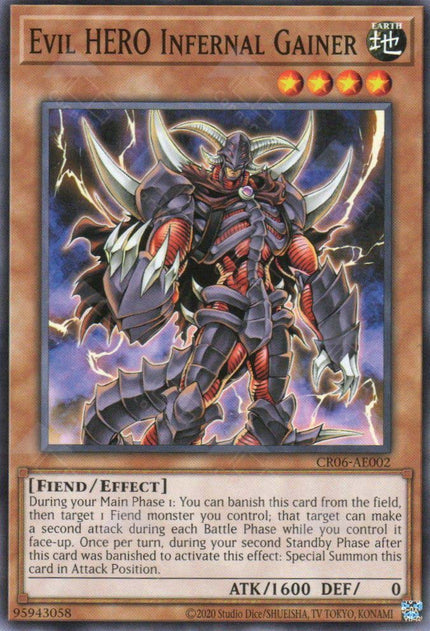 CR06-AE002 Evil HERO Infernal Gainer (N)