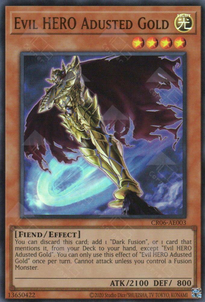 CR06-AE003 Evil HERO Adusted Gold (UR)