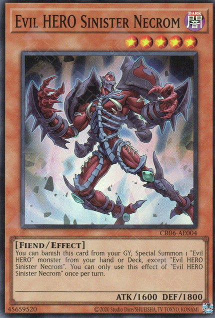 CR06-AE004 Evil HERO Sinister Necrom (SR)