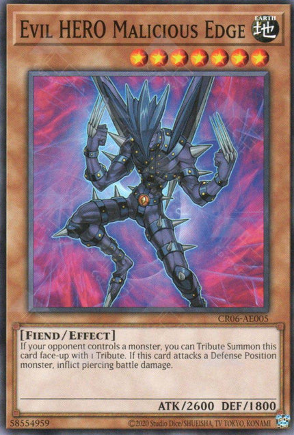 CR06-AE005 Evil HERO Malicious Edge (N)
