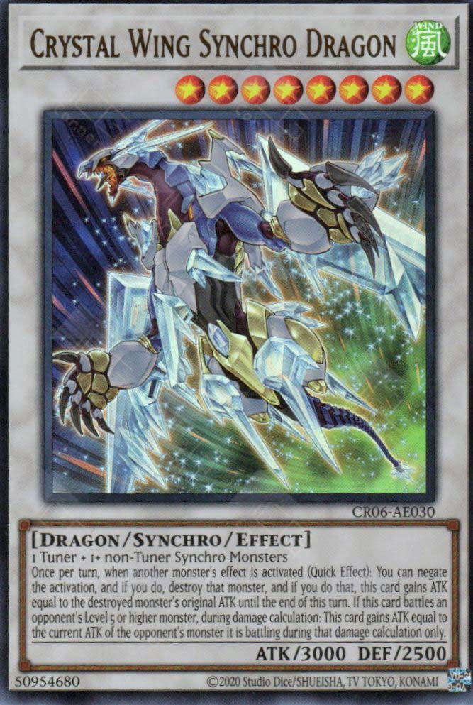 CR06-AE030 Crystal Wing Synchro Dragon (UR)