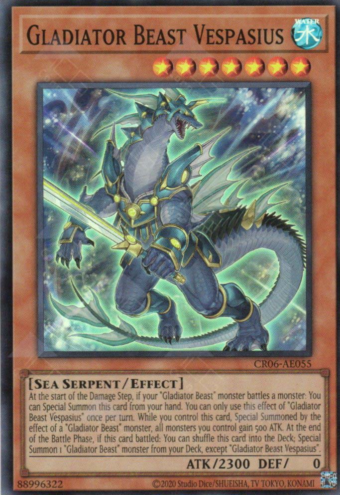 CR06-AE055 Gladiator Beast Vespasius (SR)