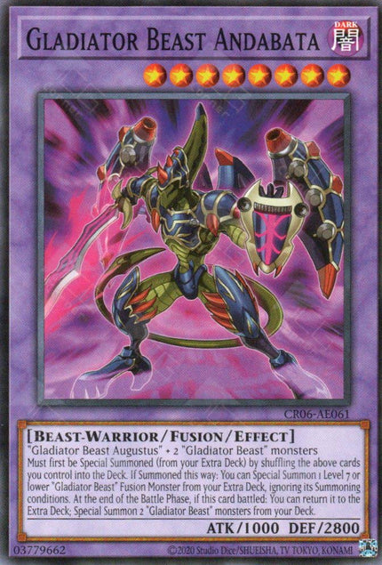 CR06-AE061 Gladiator Beast Andabata (N)