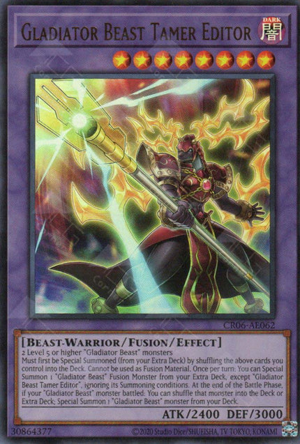 CR06-AE062 Gladiator Beast Tamer Editor (UR)