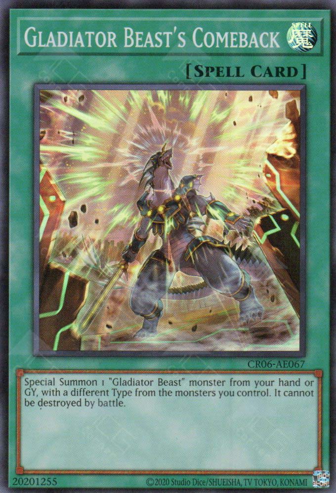 CR06-AE067 Gladiator Beast's Comeback (SR)