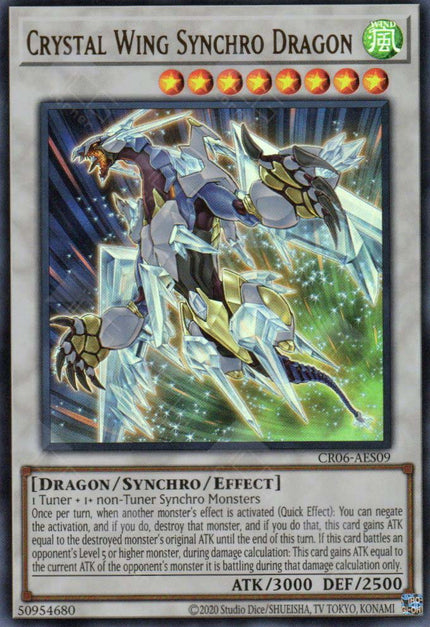 CR06-AES09 Crystal Wing Synchro Dragon (UR)