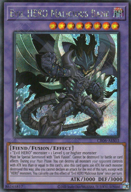 CR06-AES03 Evil HERO Malicious Bane (SER)