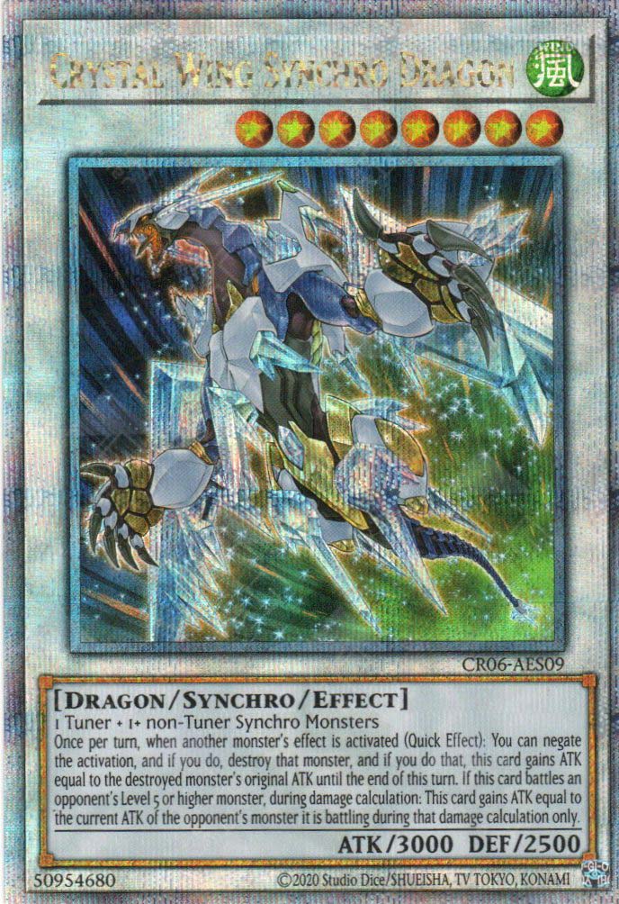 CR06-AES09 Crystal Wing Synchro Dragon (QCSR)