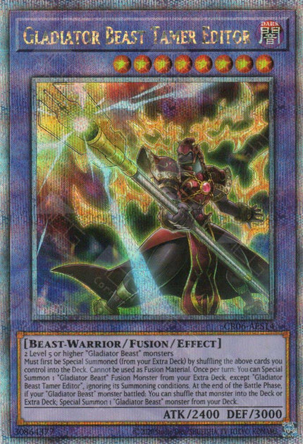 CR06-AES14 Gladiator Beast Tamer Editor (QCSR)