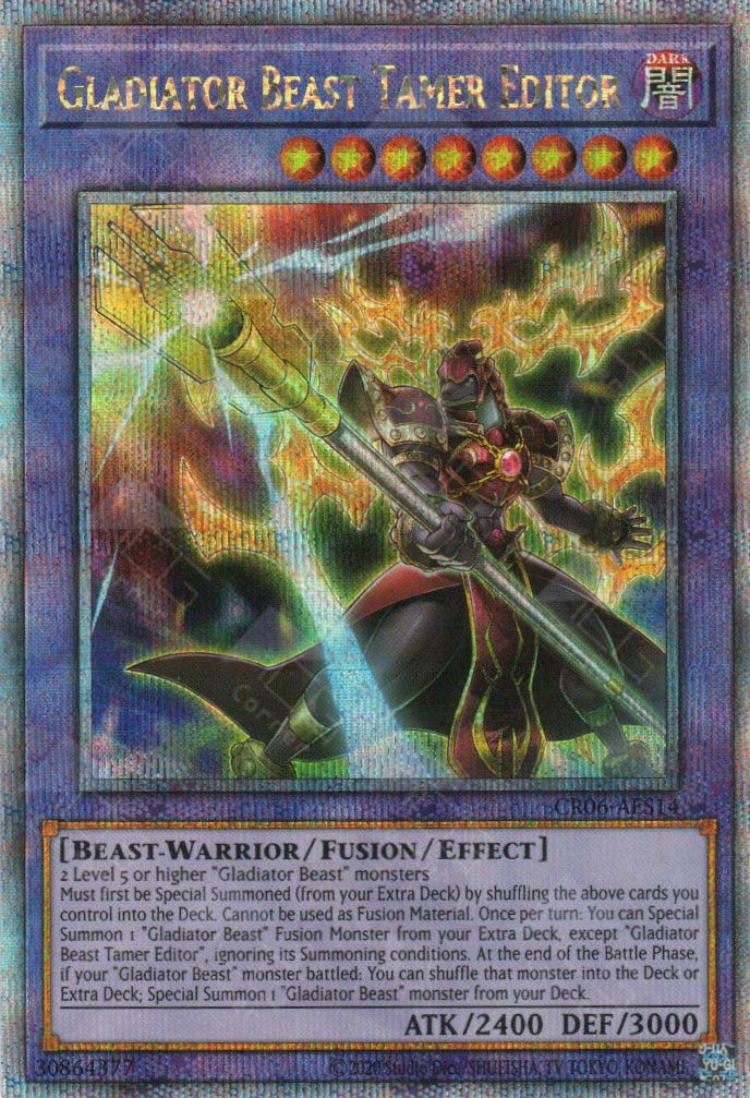 CR06-AES14 Gladiator Beast Tamer Editor (QCSR)