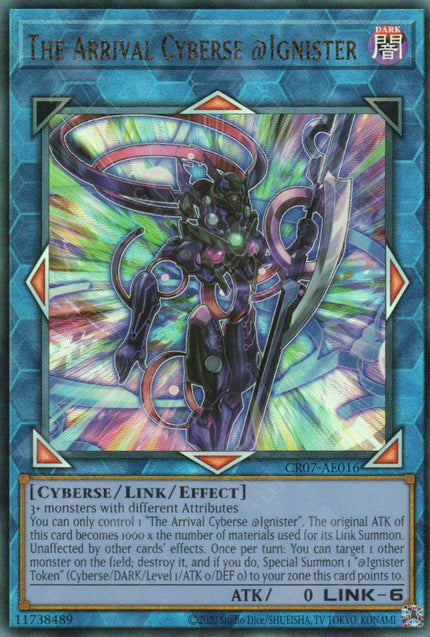 CR07-AE016 The Arrival Cyberse @Ignister (UL)