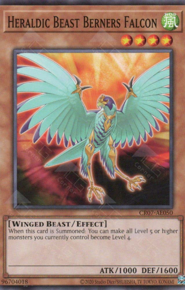 CR07-AE050 Heraldic Beast Berners Falcon (N)