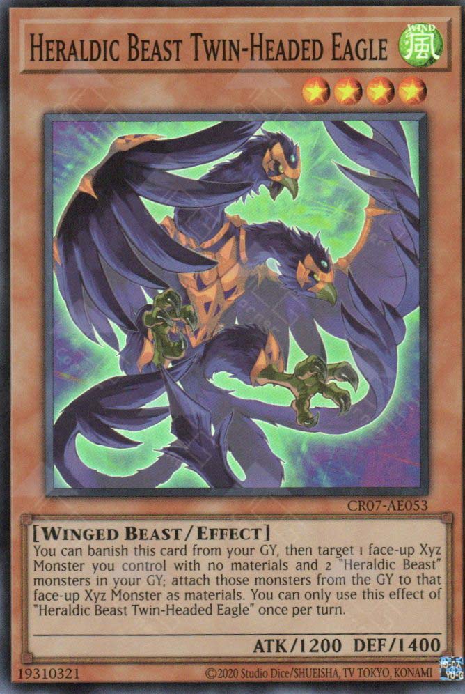 CR07-AE053 Heraldic Beast Twin-Headed Eagle (SR)