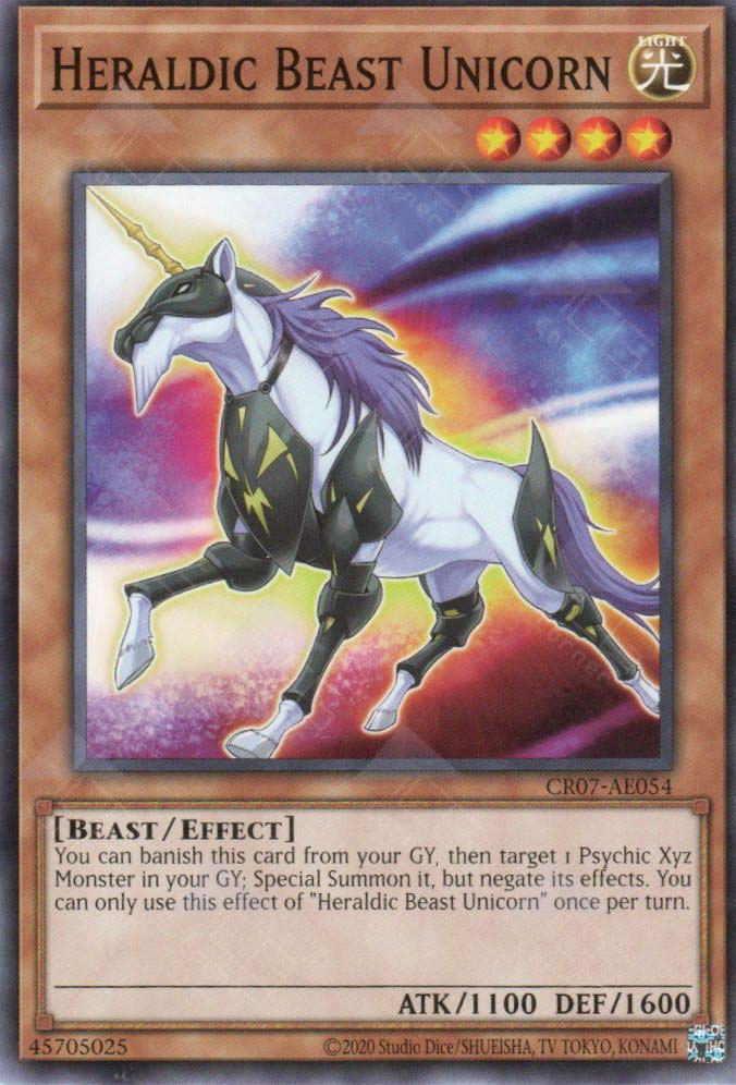 CR07-AE054 Heraldic Beast Unicorn (N)