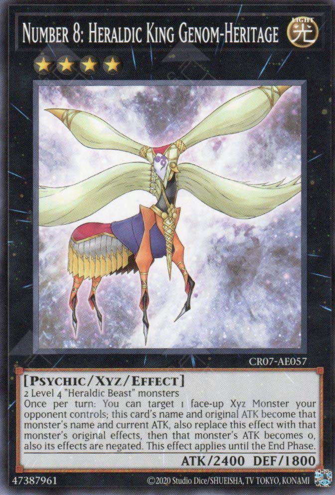 CR07-AE057 Number 8: Heraldic King Genom-Heritage (N)