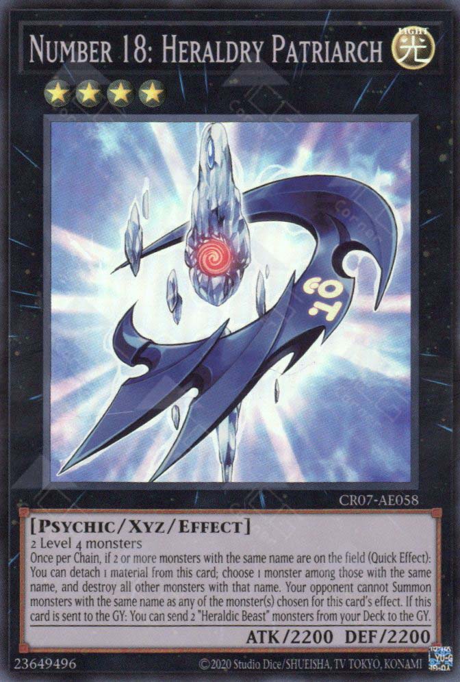 CR07-AE058 Number 18: Heraldry Patriarch (SR)