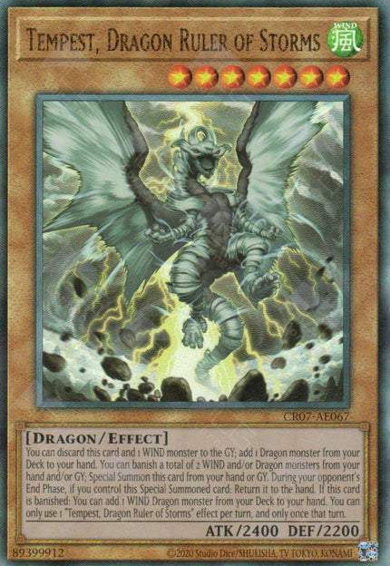 CR07-AE067 Tempest, Dragon Ruler of Storms (UL)