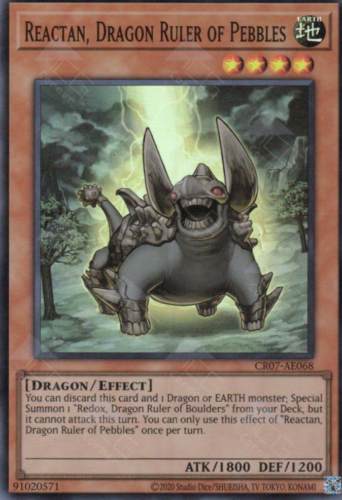 CR07-AE068 Reactan, Dragon Ruler of Pebbles (SR)