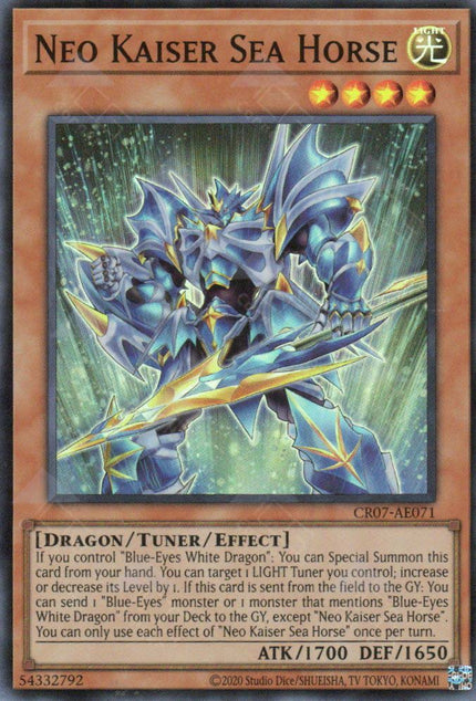 CR07-AE071 Neo Kaiser Sea Horse (SR)