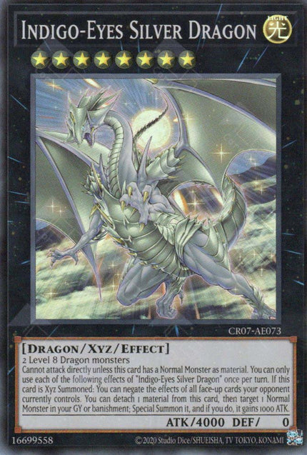 CR07-AE073 Indigo-Eyes Silver Dragon (SR)