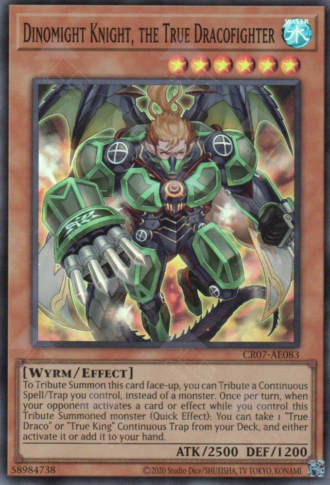 CR07-AE083 Dinomight Knight, the True Dracofighter (SR)