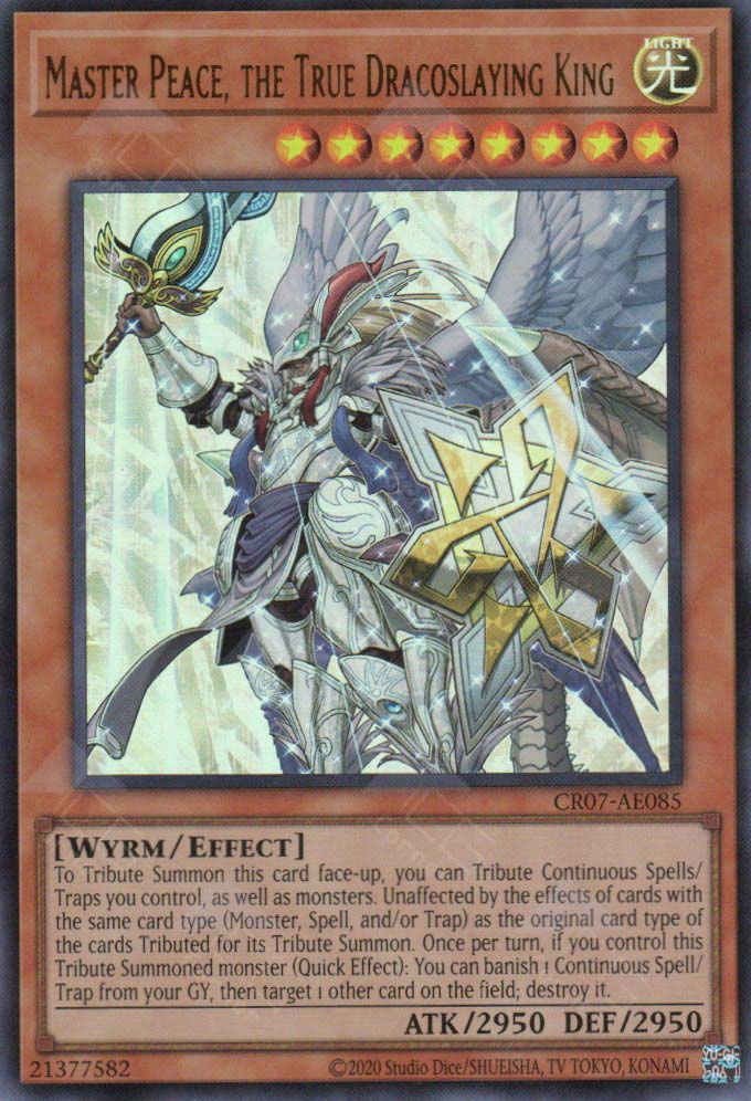 CR07-AE085 Master Peace, the True Dracoslaying King (UR)