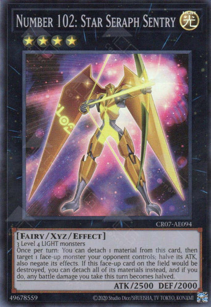 CR07-AE094 Number 102: Star Seraph Sentry (SR)