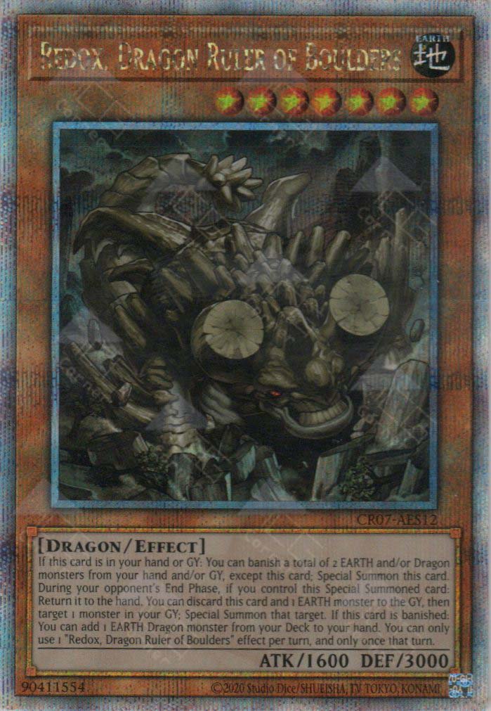 CR07-AES12 Redox, Dragon Ruler of Boulders (QCSR)