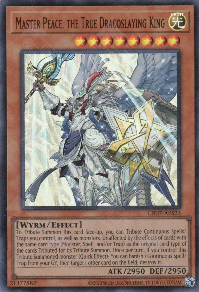 CR07-AES23 Master Peace, the True Dracoslaying King (UR）