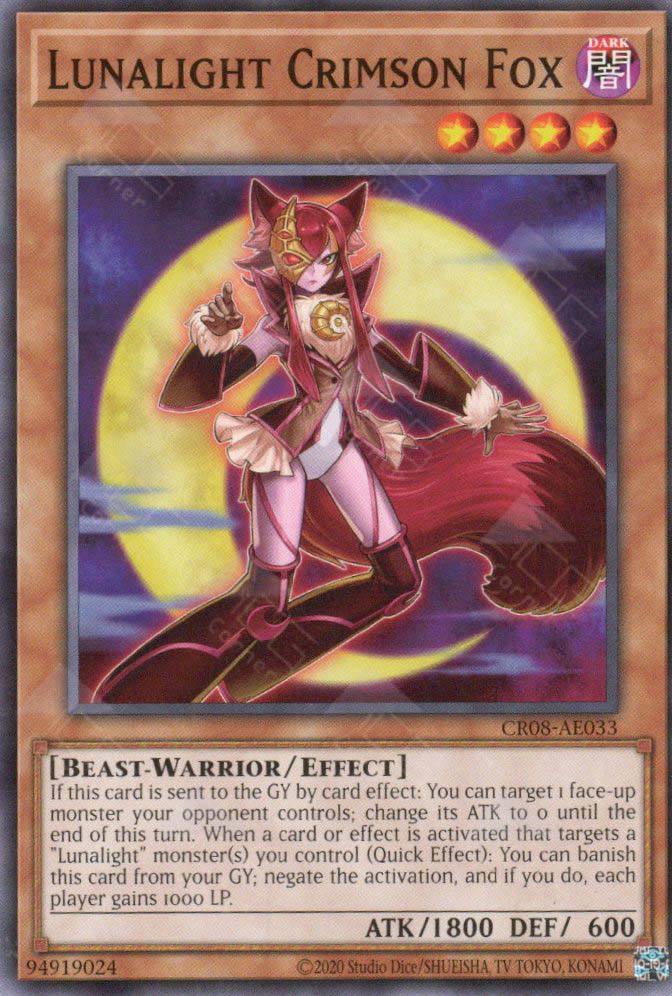 CR08-AE033 Lunalight Crimson Fox (N)